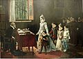 Los hijos de Antonio Pérez ante Rodrigo Vázquez (Museo del Prado)