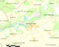 Map commune FR insee code 10268