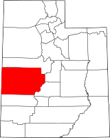 Map of Utah highlighting Millard County.svg