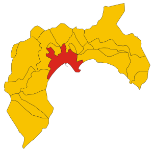 Archivo:Map of comune of Cagliari (metropolitan city of Cagliari, region Sardinia, Italy) - 2016