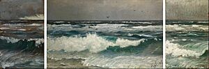 Archivo:Michael Ancher - Breakers on the coast - Google Art Project