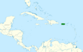 Nesospingus speculiferus map