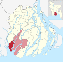 Patharghata in Barisal division (Bangladesh).svg
