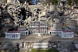 St. Peters Church in Rome, Ave Maria Grotto, Cullman (Cullman County, Alabama).jpg