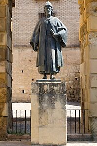 Statue of Abén Házam (Ibn Hazm) in Córdoba, 2021