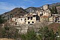 Vue du village de Puget-Rostang depuis le sentier Sainte-Catherine