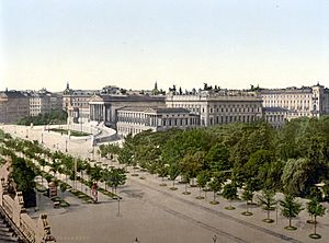 Archivo:Wien Parlament um 1900