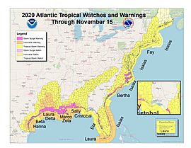 Archivo:2020 North Atlantic Tropical Watches and Warnings