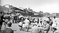 Balnearios de la playa de San Lorenzo de Gijón (ca. 1920)