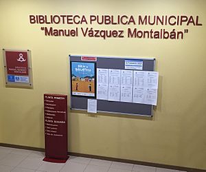 Archivo:Biblioteca Manuel Vázquez Montalbán