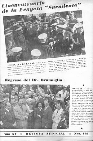 Archivo:Biblioteca del Senado de la Provincia - 49 - Cincuentenario de la Fragata Sarmiento