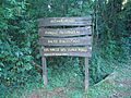 Cartel Parque Salto Encantado - Parque Provincial Salto Encantado del Valle del Cuña Pirú (Provincia de Misiones, Argentina)