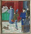 Charles VI bedridden and his physician