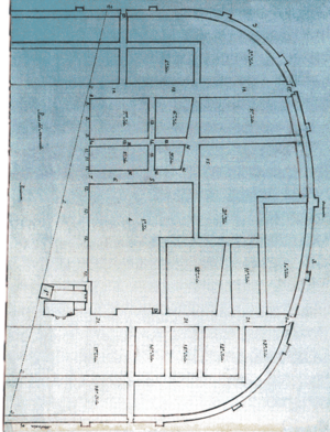 Archivo:Ciudad Universitaria de Cisneros (Juan de Ovando 1564) plano de 1768