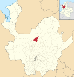 Briceño ubicada en Antioquia