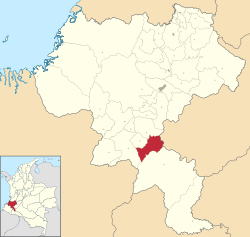 San Sebastián ubicada en Cauca (Colombia)