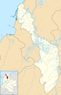 Mompox ubicada en Bolívar (Colombia)