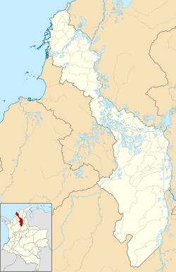 Cartagena de Indias ubicada en Bolívar (Colombia)