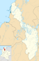 Colombia Bolívar location map (+locator map)