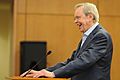 Dr. Charles Stanley, the senior pastor of First Baptist Church, and founder of In Touch Ministries, thanks U.S. Soldiers and their families for their service to the nation during his inspirational speech at 131106-A-PP444-045