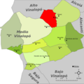 Elda-Mapa del Medio Vinalopó