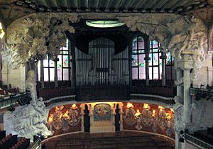Archivo:Escenario Palau de la Música Catalana