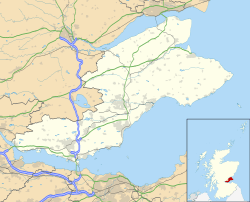 Cowdenbeath ubicada en Fife