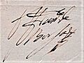 Firma de Francisco de Borja y Aragón