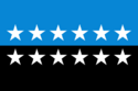 Flag of the European Coal and Steel Community 12 Star Version.svg