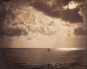 Archivo:Gustave Le Gray - Brig upon the Water - Google Art Project