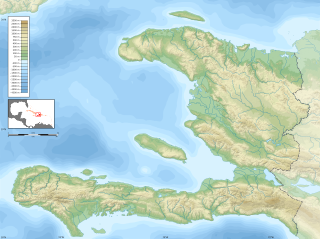 Haiti blank map with topography.svg