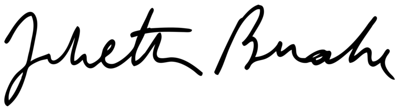 Juliette Binoche signature