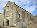 L'abbatiale Saint-Jean d'Orbestier.
