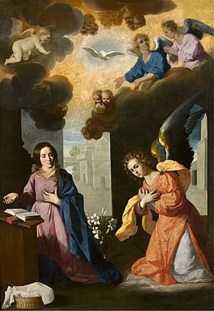 Archivo:La Anunciación, por Francisco de Zurbarán