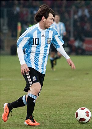 Archivo:Lionel Messi, Player of Argentina national football team