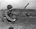 M1 Garand rifgren-shooting line