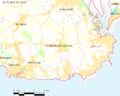 Map commune FR insee code 29165