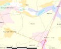 Map commune FR insee code 62331
