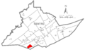 Map of Ramblewood, Centre County, Pennsylvania Highlighted