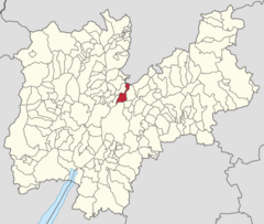 Map of comune of Giovo (province of Trento, region Trentino-South Tyrol, Italy) 2023.svg
