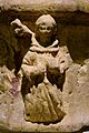 Museo de Albacete. Cruz de término (s. XV). Detalle 3