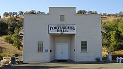 Newcastle (California) Portuguese Hall, facade.jpg