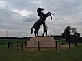 Racehorse statue at Newmarket - geograph.org.uk - 25663