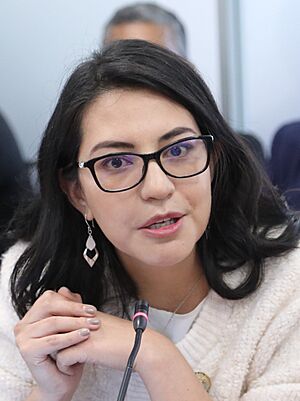 Sariha Moya, secretaria nacional de Planificación. Comisión de Soberanía Alimentaria (cropped).jpg