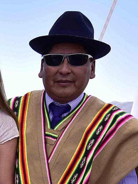 Teófilo Mamani en 2016