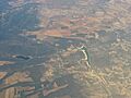 Vista aérea del pantano del Torcón