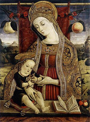 Archivo:Vittore Crivelli - Madonna and Child - WGA05803