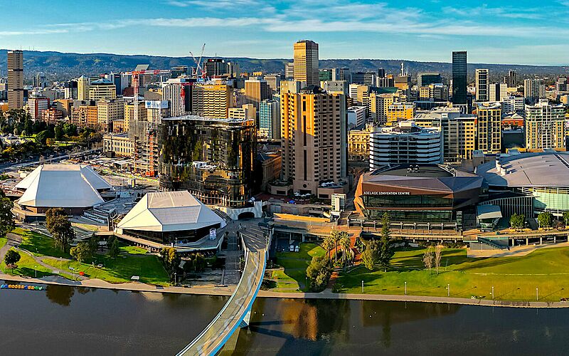 Adelaide skyline, December 2022 (cropped)