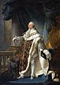 Antoine-François Callet - Louis XVI, roi de France et de Navarre (1754-1793), revêtu du grand costume royal en 1779 - Google Art Project