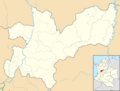 Colombia Caldas location map (+locator map)